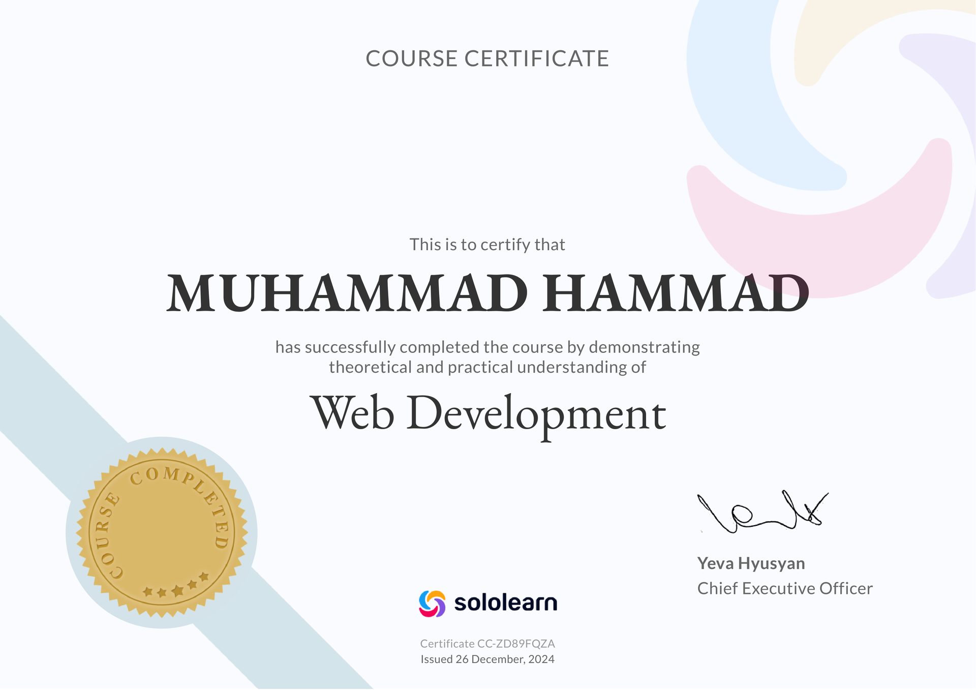 Web Development Certification